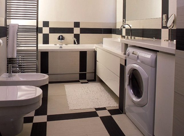 Дизайн ванных комнат со стиральной машиной (59 фото)